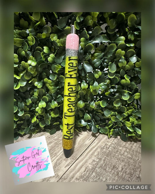 Teacher Gel Glitter Pen